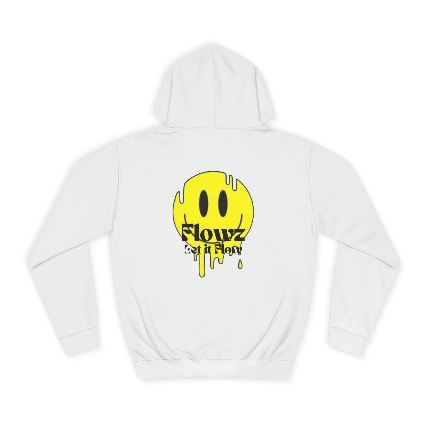 Flowz Smiley Face Drip Unisex Hoodie - Retro Gaming Vibes & Streetwear Style