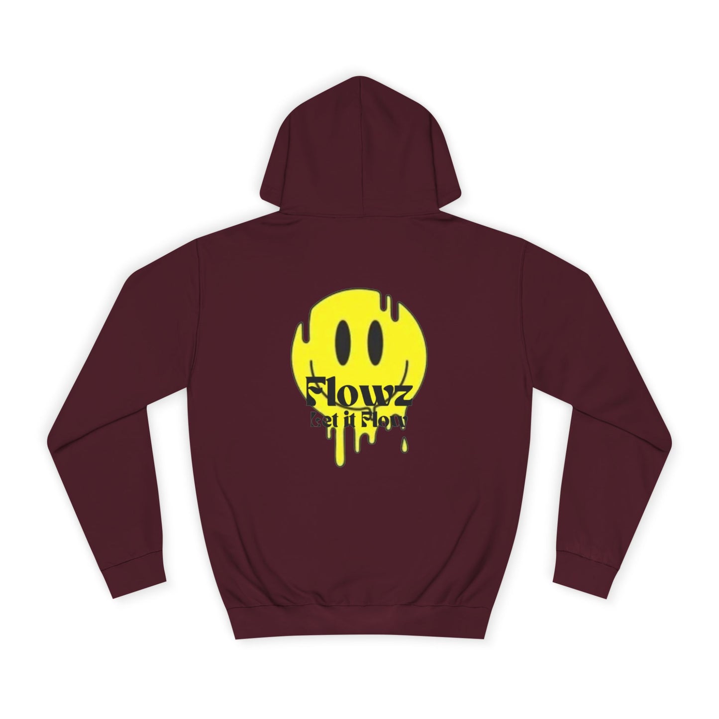 Flowz Smiley Face Drip Unisex Hoodie - Retro Gaming Vibes & Streetwear Style
