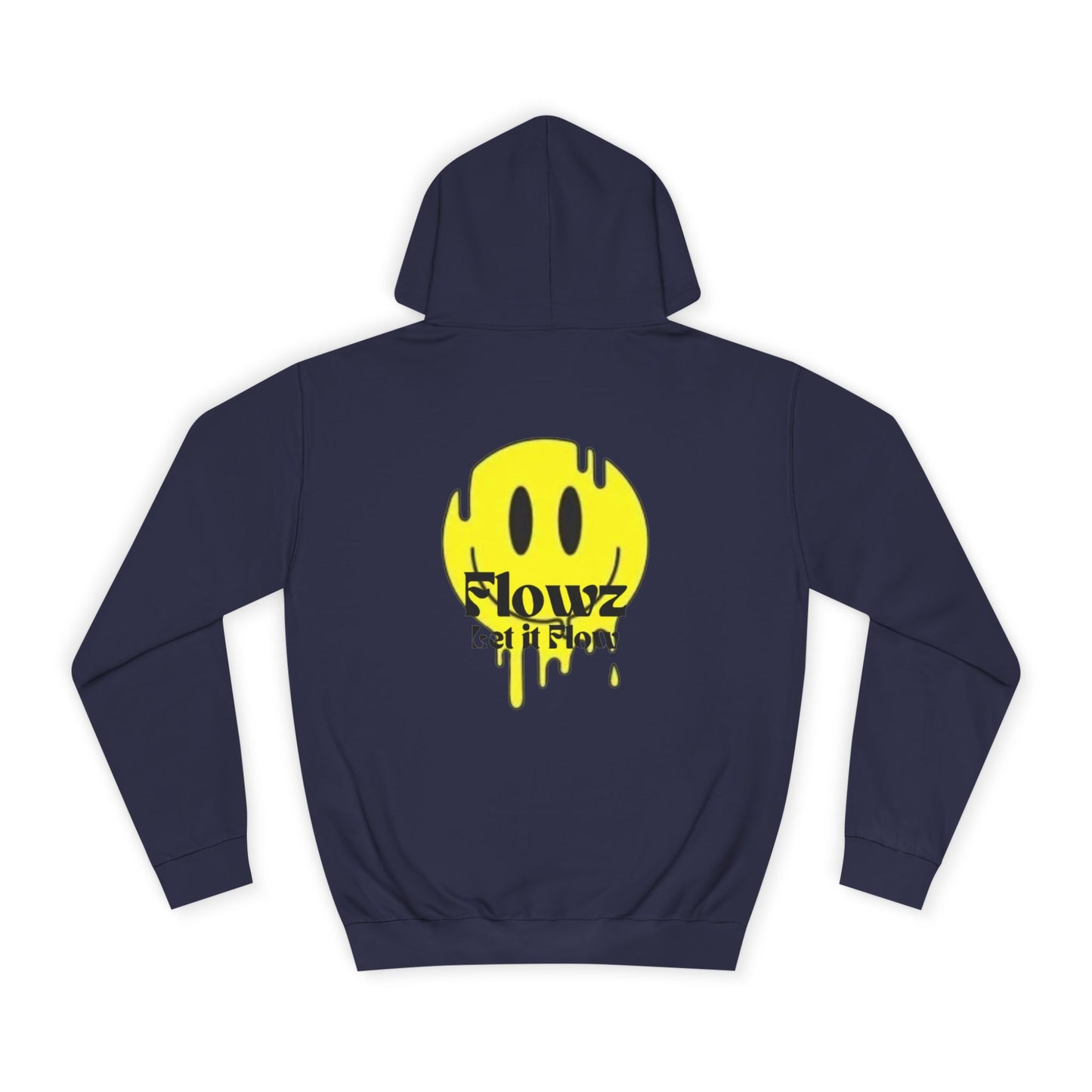 Flowz Smiley Face Drip Unisex Hoodie - Retro Gaming Vibes & Streetwear Style